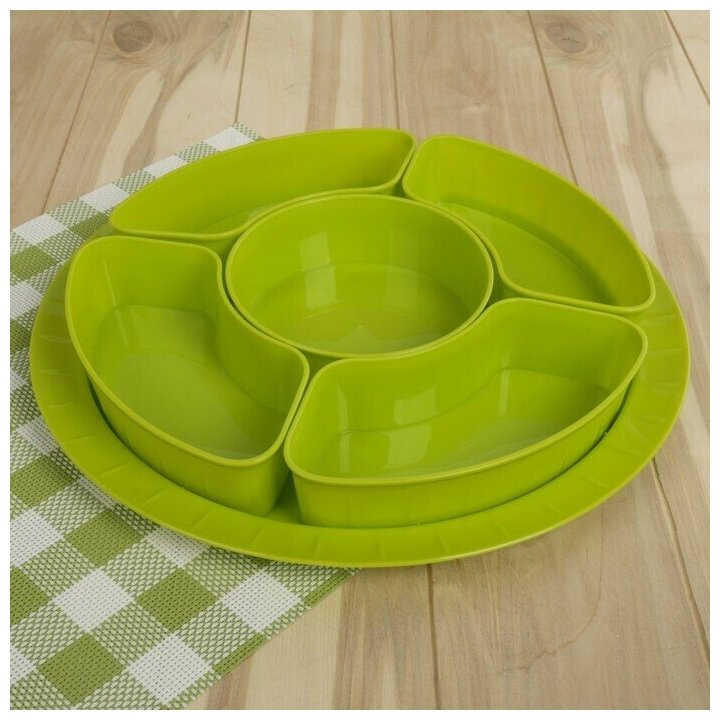 Набор посуды для пикника, на 4 персоны, 22 предмета Giaretti набор для шашлыка и отдыха - фотография № 8