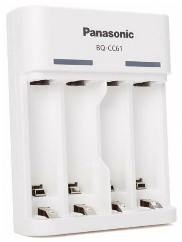 ЗУ Panasonic Basic (K-KJ61MCC40USB ) для 2 или 4 акк АА/ААА Ni-MH с USB-выходом 10 часов и 4 АА 1900 мАч