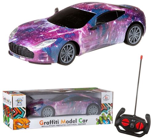 Машинка на радиоуправлении JUNFA Graffiti Model 1:18, 31х13,5х10,5 см