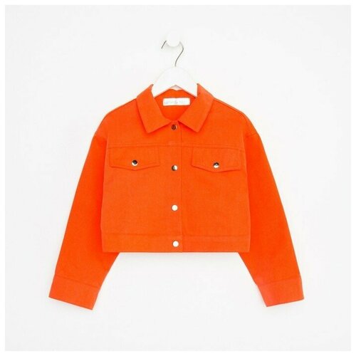 Джинсовая куртка Kaftan, размер 38, оранжевый
