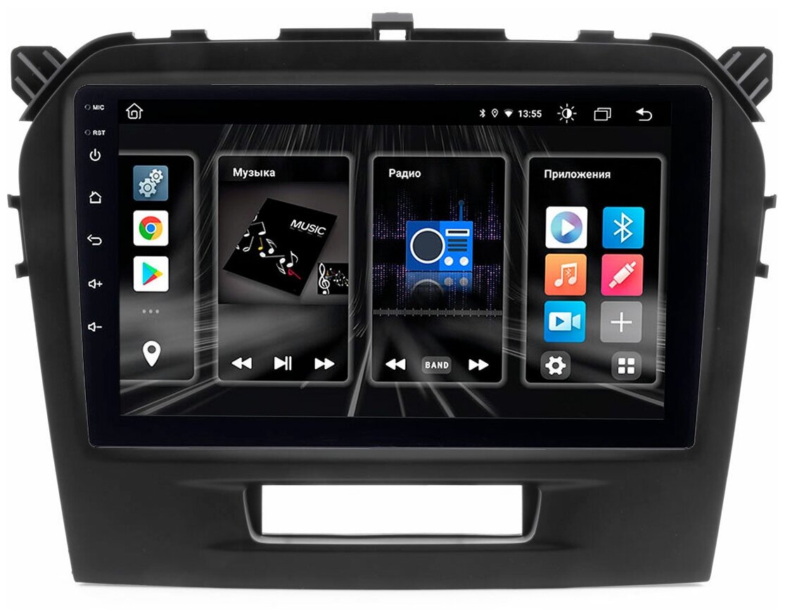 Автомагнитола Suzuki SX4 2013+ (Incar DTA2-0702c) для комплектации автомобиля, в котором есть камера з/в (Android 10) DSP, 2-32Gb, 9"