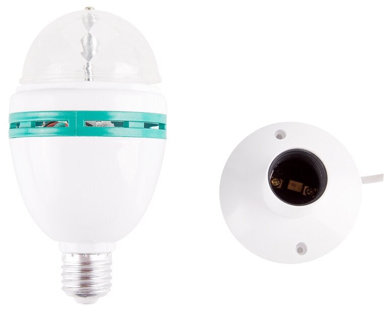 Диско-лампа светодиодная Neon-Night, цоколь Е27, подставка с цоколем Е27 в комплекте, 220В