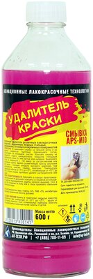 Смывка (удалитель красок и лаков) APS-M10, бутылка 600 г