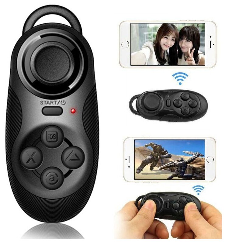Миниатюрный джойстик-брелок PALMEXX для VR, смартфонов, планшетов, ноутбуков, ПК; bluetooth; встроенный аккумулятор