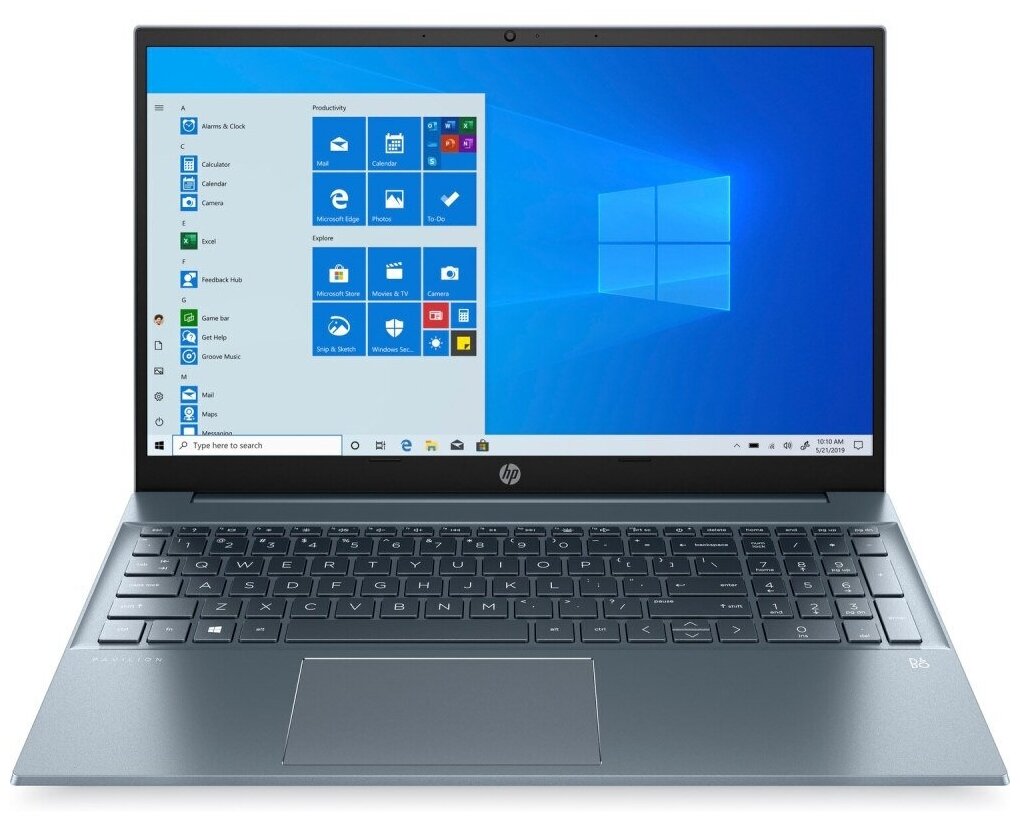 Ноутбук HP Pavilion 15-eg0130ur 4E1J2EA 156 Core i5 1135G7 16Gb SSD 512Gb Iris Xe Graphics Синий