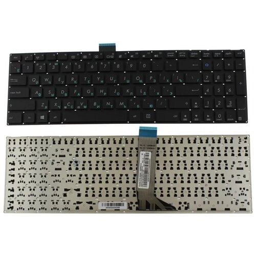 Клавиатура для ноутбука Asus X502C русская черная плоский Enter шлейф 115 см 89000₽