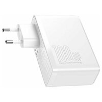 Сетевое зарядное устройство Baseus GaN2 Pro 2*USB+2*TYPE-C, 100W (CCGAN2P-L01) (white)