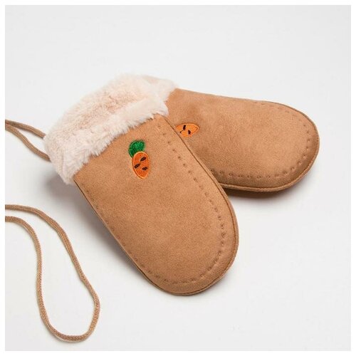 фото Варежки , размер onesize, коричневый нет бренда