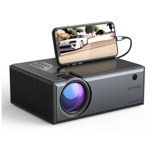 Проектор BlitzWolf BW-VP1 Pro Video Projector with Phone Screen Mirroring Black 1049500₽