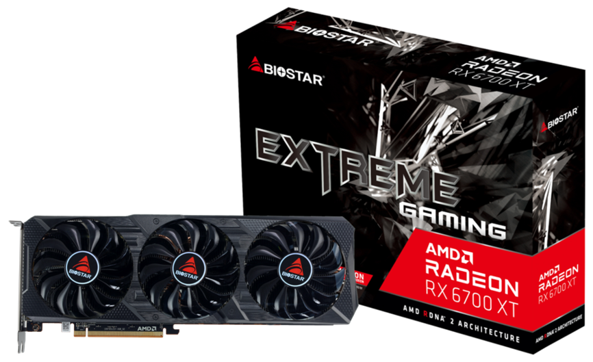 Видеокарта BIOSTAR RX6700XT 12 ГБ