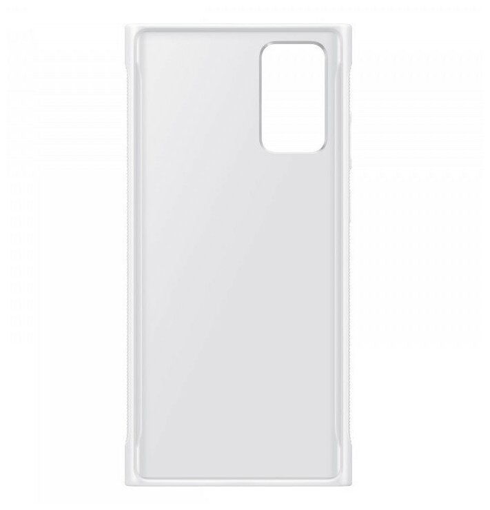 Чехол (клип-кейс) SAMSUNG Clear Protective Cover, для Samsung Galaxy Note 20, белый [ef-gn980cwegru] - фото №5