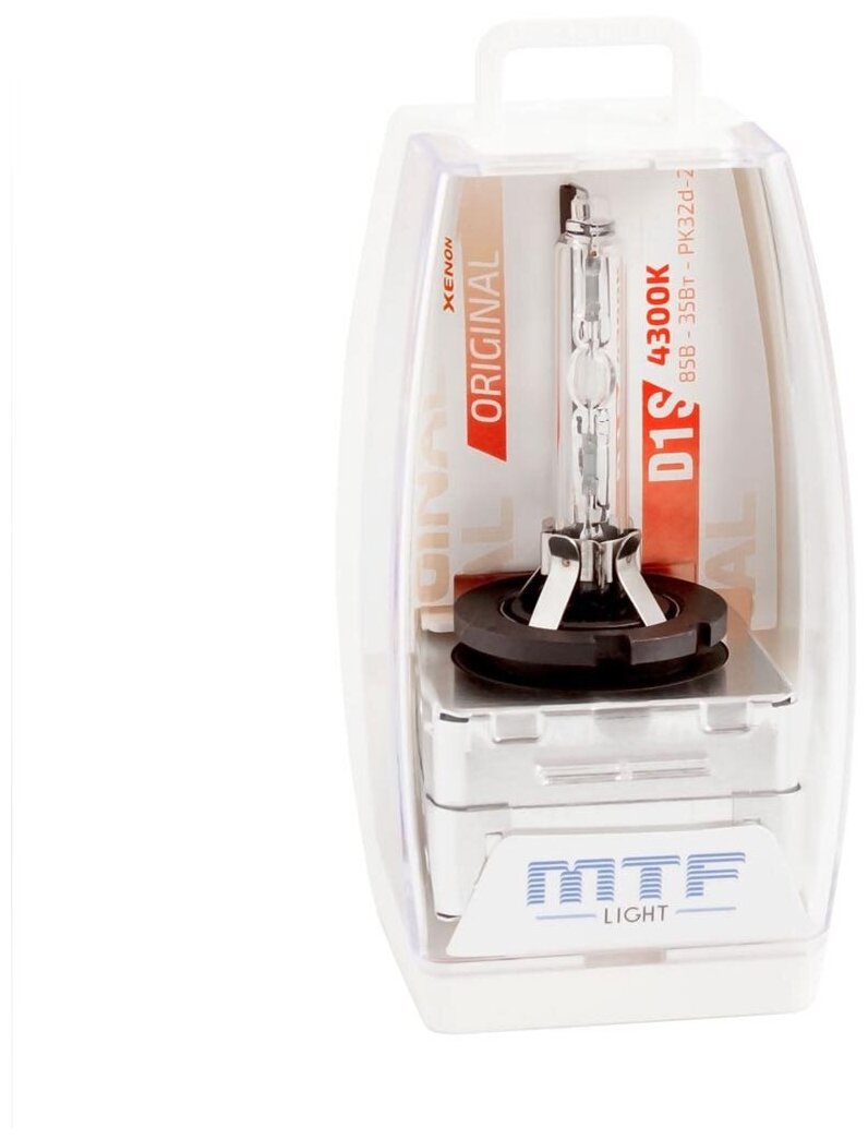 Ксеноновая лампа MTF light D1S Original 4300K (1 лампа)