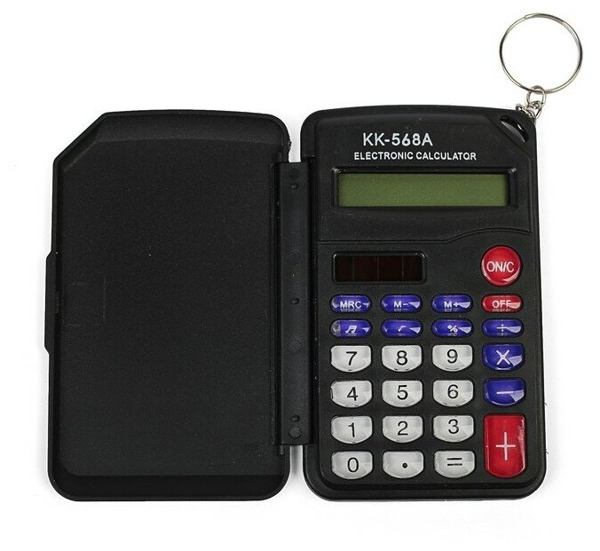 Калькулятор карманный 8-разрядный KD-568А двойное питание./В упаковке шт: 1