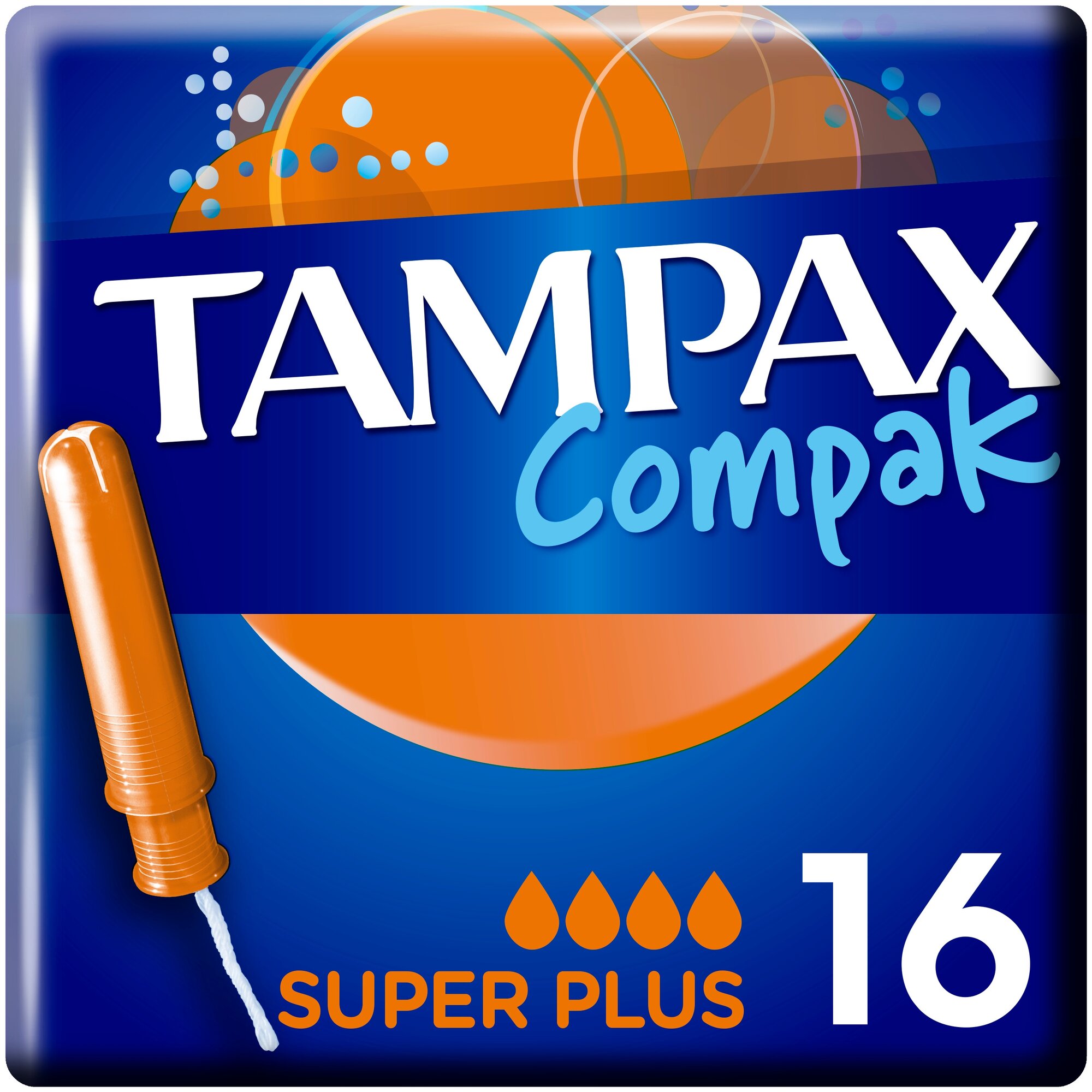 Тампоны Tampax Compak super plus, 16 шт