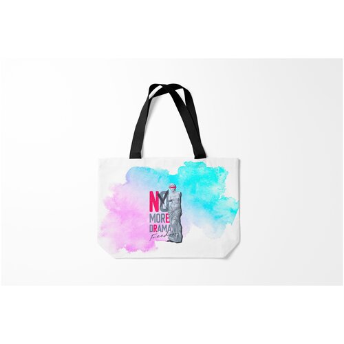 фото Сумка-шоппер / 46х35 см / популярные иллюстрации / urban style no more drama статуя свободы burnettie