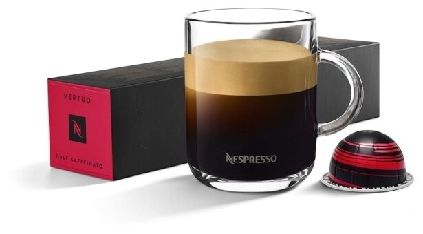 Кофе в капсулах Nespresso Vertuo Half Caffeinato, 10 шт. 7367.40 ,1 уп. - фотография № 3