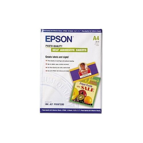 Бумага Epson Photo Quality Self-Adhesive Paper A4 C13S041106