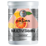 Маска для волос DALLAS MULTIVITAMIN с экстрактом женьшеня и маслом авокадо 500 мл - изображение