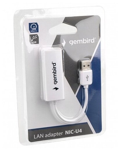 Сетевой адаптер Gembird NIC-U4