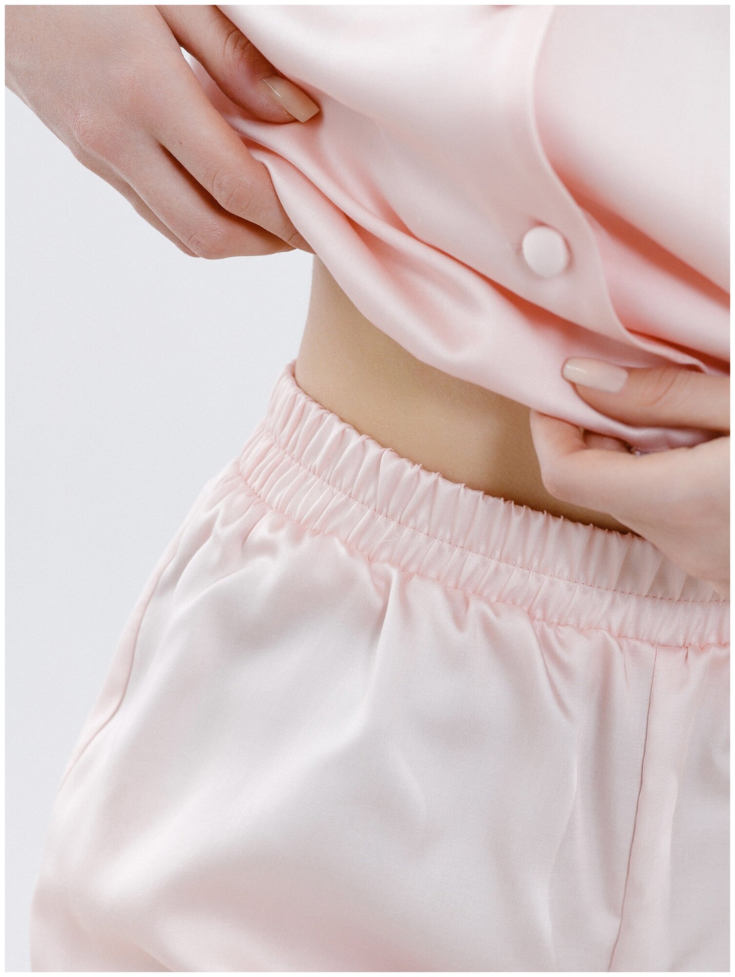 Impresa / Брюки женские домашние пижамные Lyocell, цв. Розовый - фотография № 5