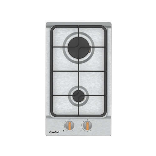 Газовая варочная панель Comfee CGH301X 2 конфорки домино ширина 30 см нержавеющая сталь электроподжиг газ-контроль 5490₽