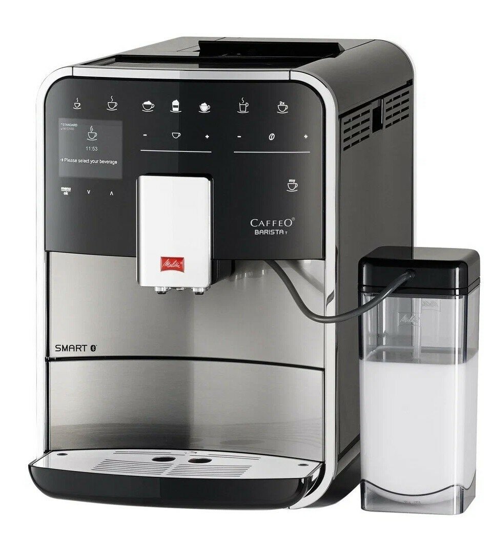 Кофемашина Melitta Caffeo Barista T Smart SST, серебристый 840-100