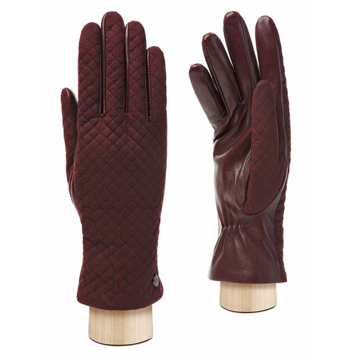 Перчатки LABBRA, демисезон/зима, подкладка, размер 7, фиолетовый