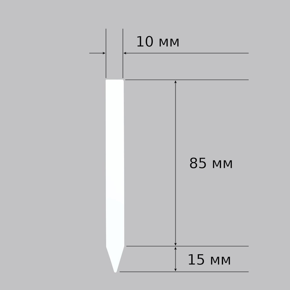 Бирка для растений белая, набор 50шт - фотография № 3