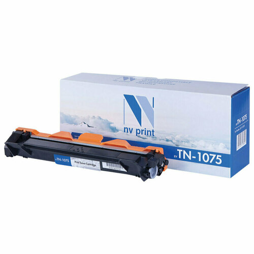 Картридж лазерный NV PRINT (NV-TN1075) для BROTHER HL-1110R/1112R/DCP-1512/MFC-1815, ресурс 1000 стр, 361739 комплект 4 шт картридж лазерный sonnen sb tn1075 для brother hl 1110r 1112r dcp 1512 mfc 1815 высшее качество ресурс 1000 стр 362909