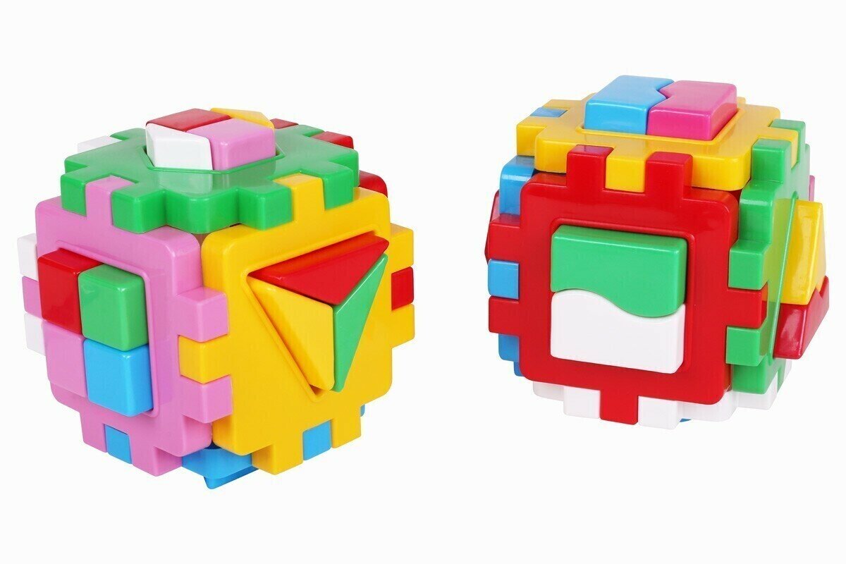Кубики сортер технок умный малыш логика комби / развивающие игрушки от 1 года