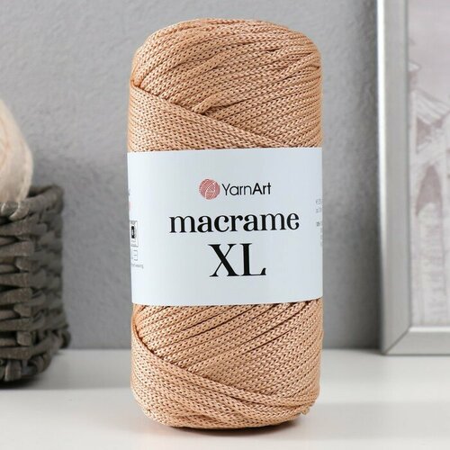 Пряжа "Macrame XL" 100% полиэстер 130м/250г (131 св. вереск)