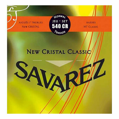 Струны для классической гитары Savarez New Cristal Classic 540 CR Normal (6 шт) струны для классической гитары savarez new cristal corum 500 crj mixed 6 шт