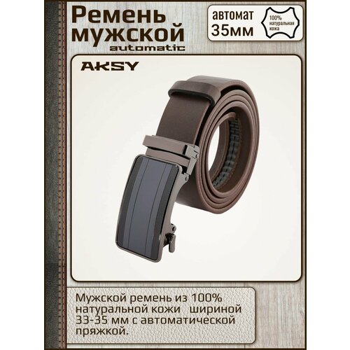 фото Ремень , размер 105, коричневый