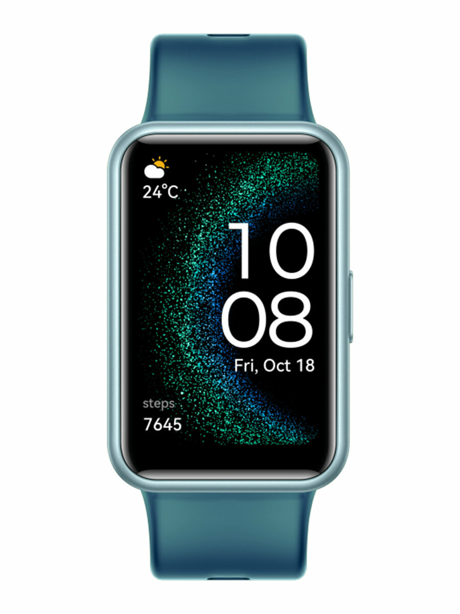 Обзор: Умные часы HUAWEI WATCH FIT Special Edition Stia-B39 , зеленый