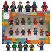Набор супергероев 12 фигурки герои Капитан Америка/ Спайдер мен/ Стражи галактики/ Железный человек/ бэтмен фигурки/ Халк/ Дедпул игрушки