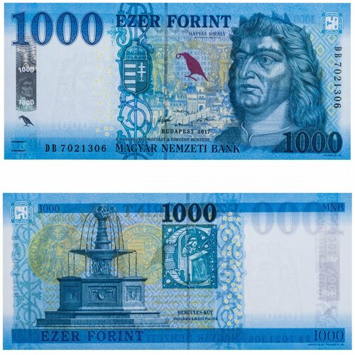 банкнота венгрия 1000 форинтов 2018 pick 203 b a700203 Венгрия 1000 форинтов 2017