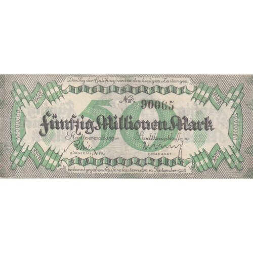 Германия (Веймарская Республика) Кайзерслаутерн 50000000 марок 1923 г.