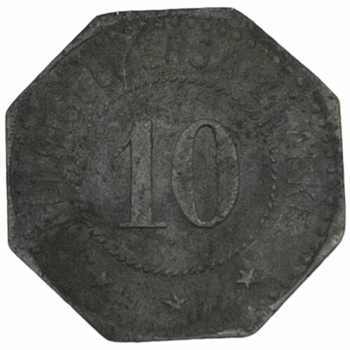 Германия, Берлин 10 пфеннигов 1875-1924 г. (Vereingfe)