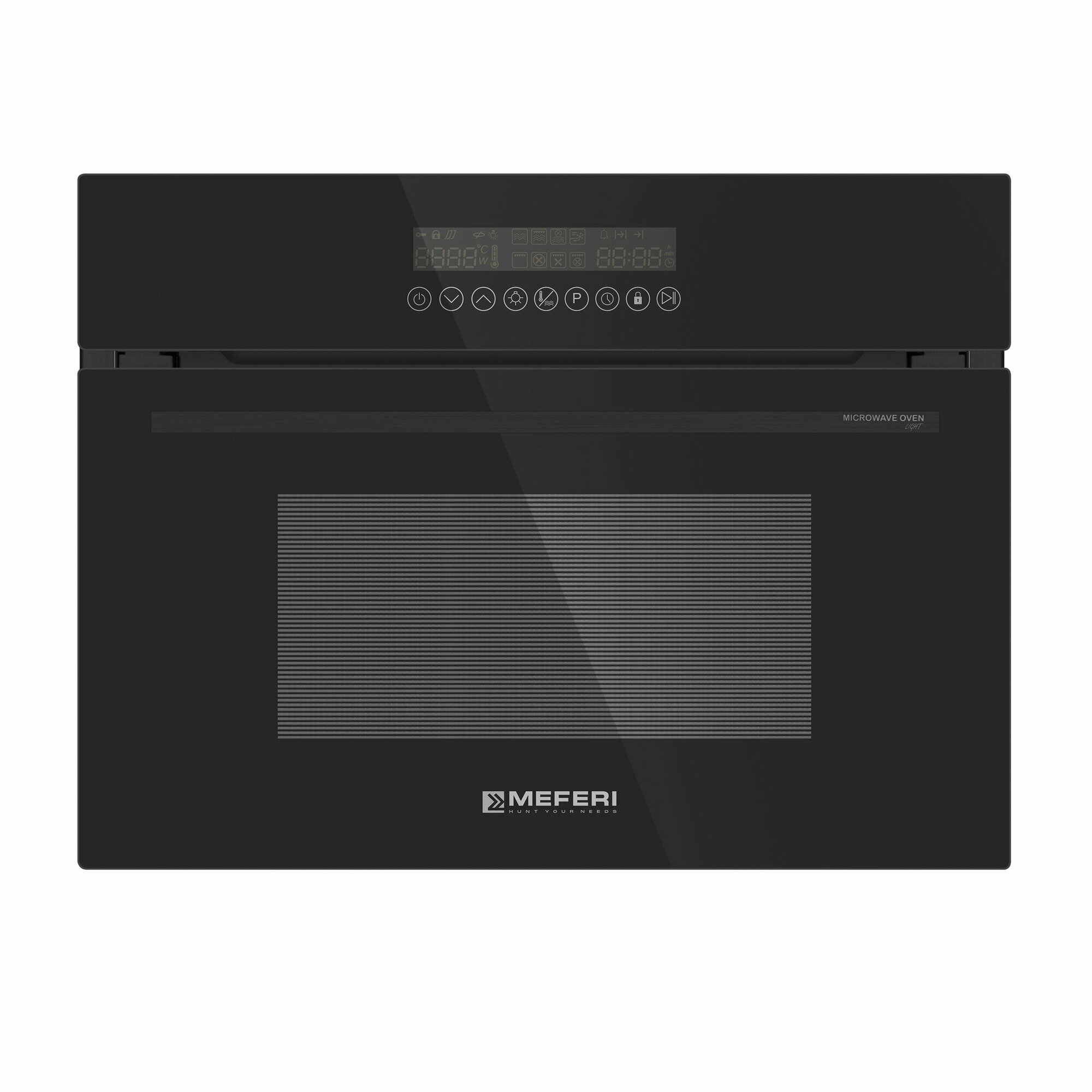 Встраиваемый электрический духовой шкаф MEFERI MEO608BK MICROWAVE с функцией СВЧ - фотография № 2