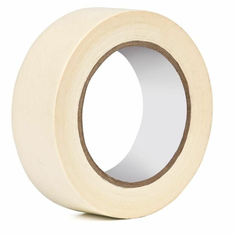 фото Скотч малярный бумажные белый 19х20 м