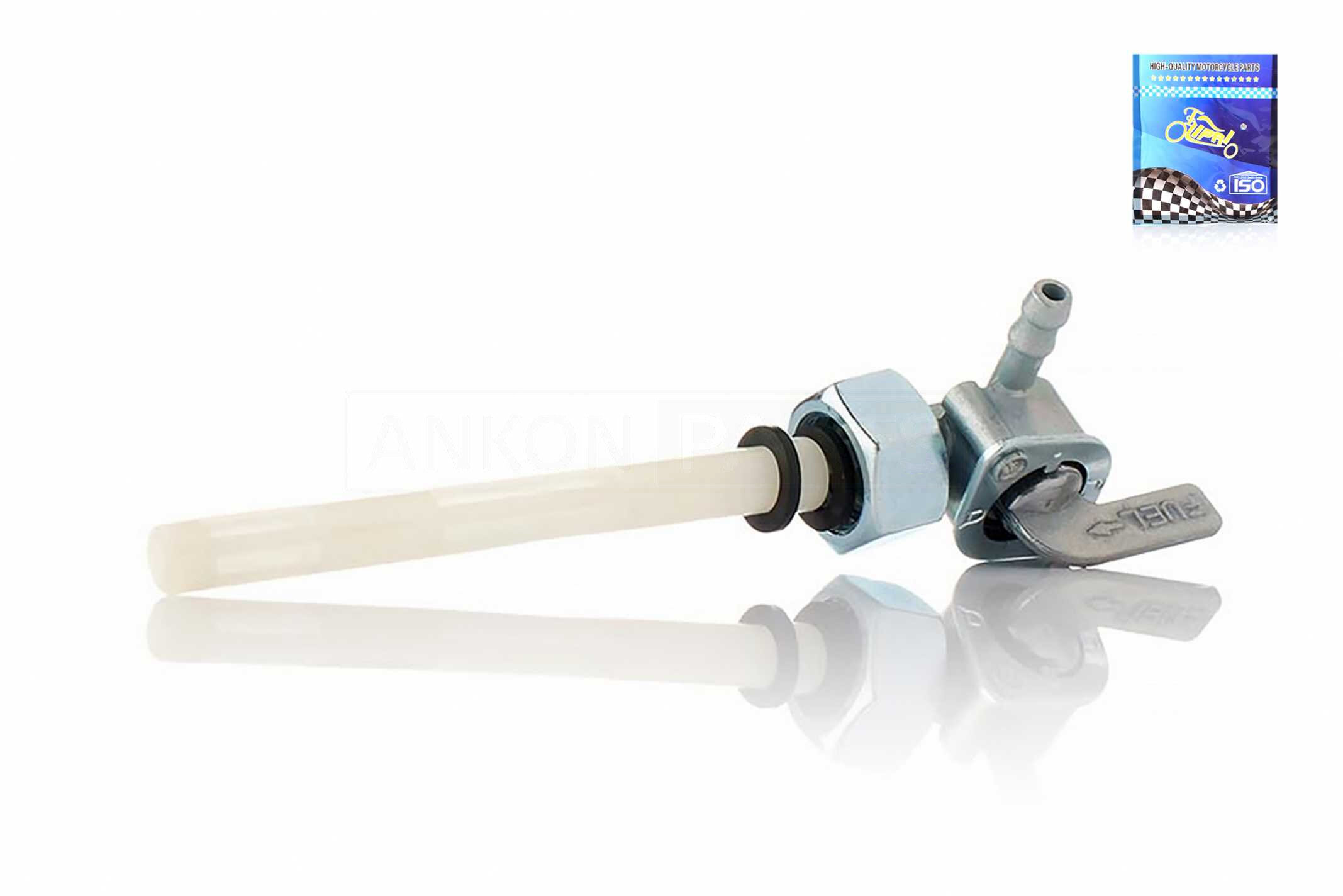 фото Кран топливный на мопед Alpha M14, косой