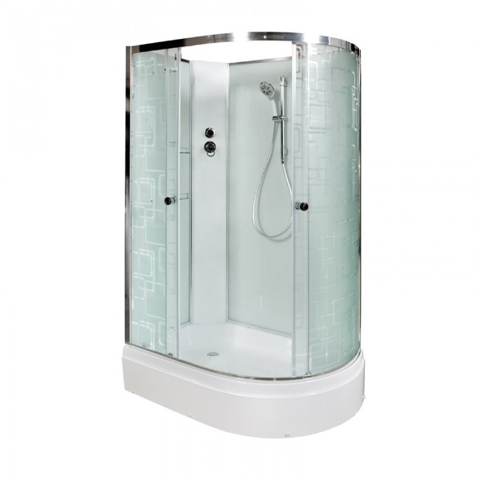 Душевая кабина Deto Em EM2712 L N 120 x 80 см, без крыши EM2712LN