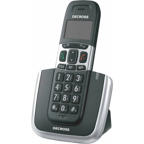 РТелефон Dect Decross DC1004 черный АОН 3933₽