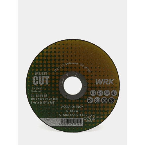 Диск отрезной WRK Multicut 115 x 16 x 222 599₽