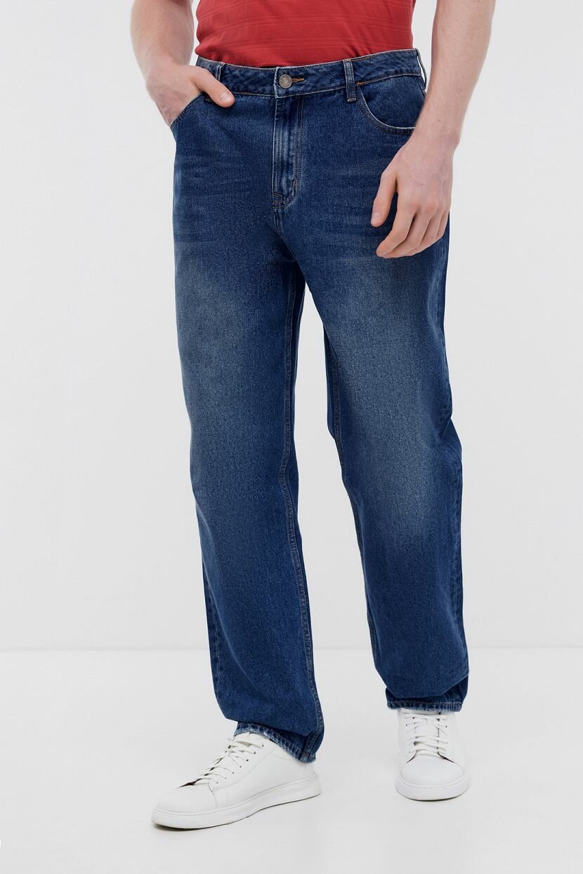 Джинсы классические Baon B8024007, размер 32, navy denim