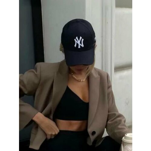 Бейсболка Hitman, размер 57-58, черный, белый хлопковая бейсболка модная женская шляпа с вышивкой летняя уличная кепка в стиле хип хоп повседневная женская