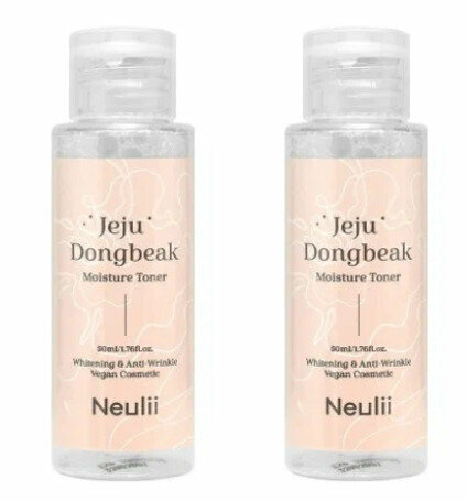 Тонер для лица увлажняющий Neulii Jeju Dongbeak Moisture Toner, с экстрактом камелии, 50 мл