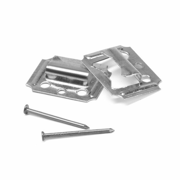 фото Кляймер ЛОМ, №3, без покрытия, с гвоздями, 100 шт