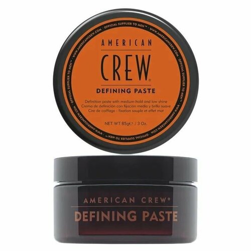 American CREW DEFINING PASTE 85 гр США. Паста-крем для укладки волос средней фиксации. мужские пасты для укладки волос american crew паста для укладки волос средняя фиксация и низкий уровень блеска defining paste