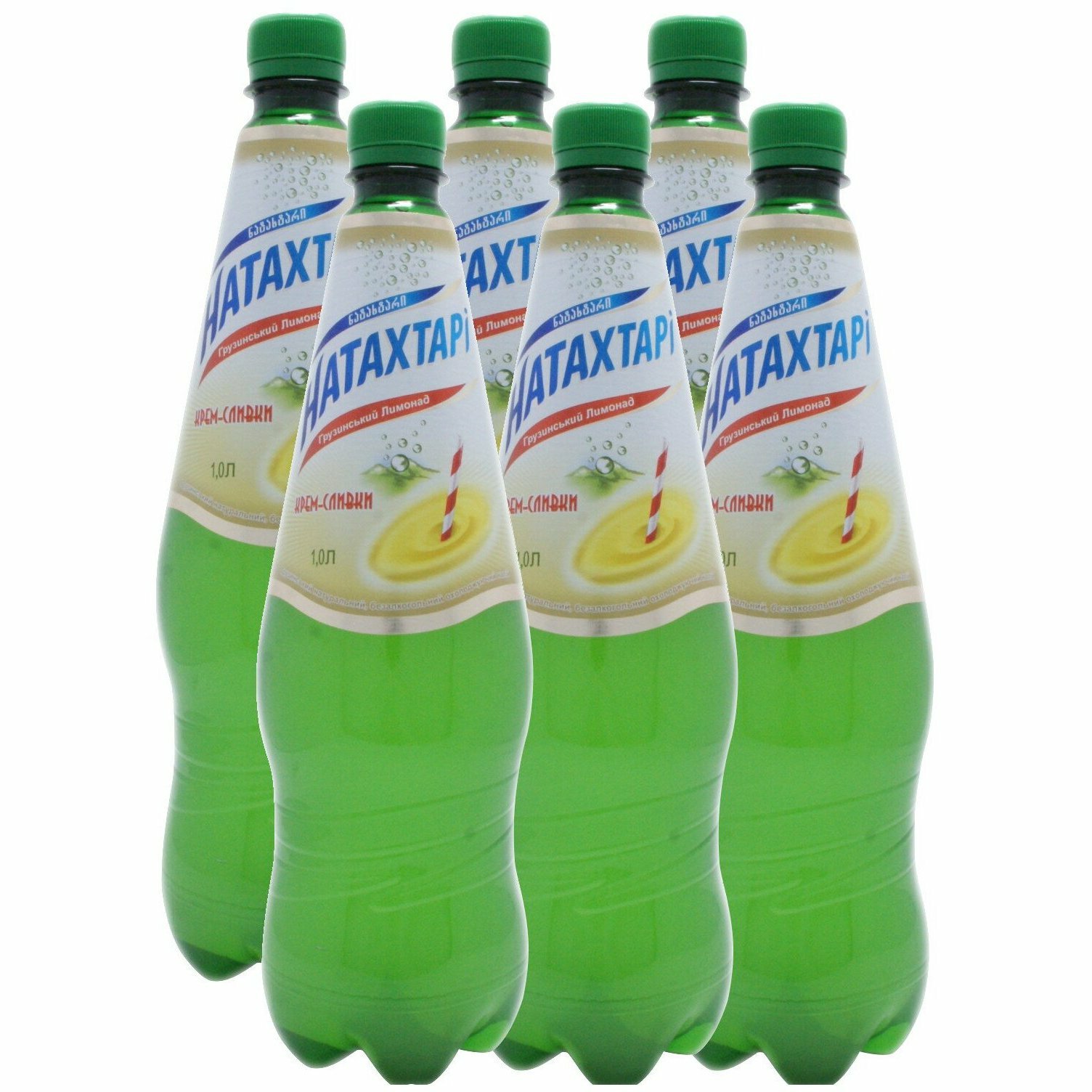Лимонад Натахтарисливки, крем-сливки, 1 л, пластиковая бутылка, 6 шт.